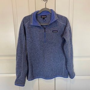 Patagonia half zip lilac-purple womens